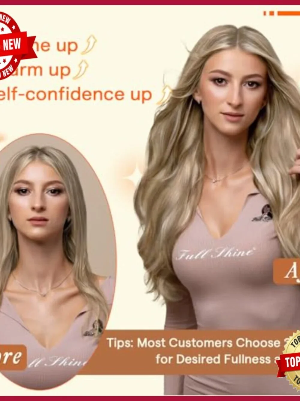 Human Hair Extensions 16 Inch Double Weft Seamless Remy Hair